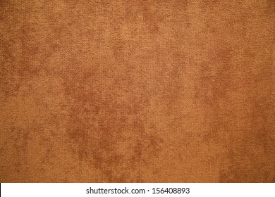 Brown Plush Fabric Close-up - Texture