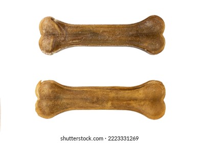 The Brown Rawhide Pressed Dog Bones