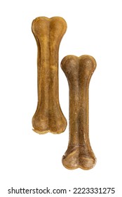 The Brown Rawhide Pressed Dog Bones