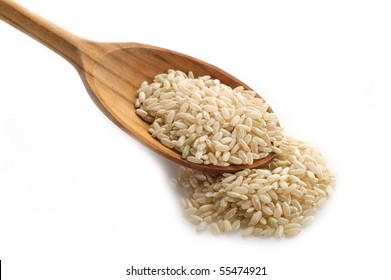 Brown Rice Over The Spoon