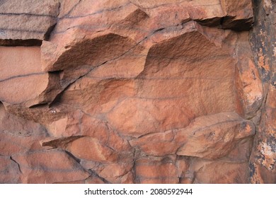 Brown Rock Surface Without Foreign Objects