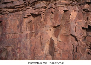 Brown Rock Surface Without Foreign Objects