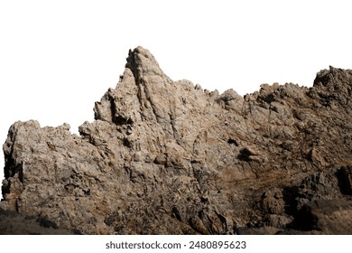 Brown rocky hills contrasted with the sky and clouds, the steep walls are spectacular.