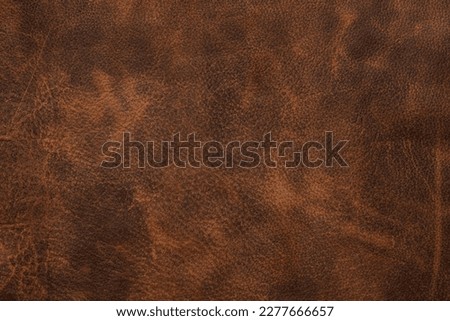 brown rustic background, leather clothes texture with natural structure