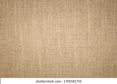 Brown sackcloth texture or background and empty space. - Shutterstock ID 1705181755