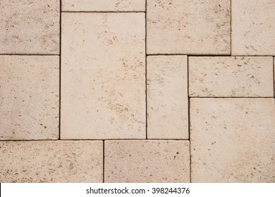 Brown Sandstone Tile Wall Texture And Background