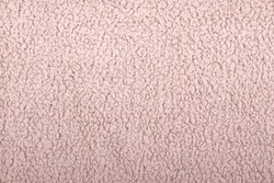 Brown Sherpa Seamless Pattern With Fur Texture. Sheepskin Image Background. Cozy Warm Plaid. Fleece, Velvet Or Flannel Blanket. Faux Animal Wool Swatch. Digital Illustration