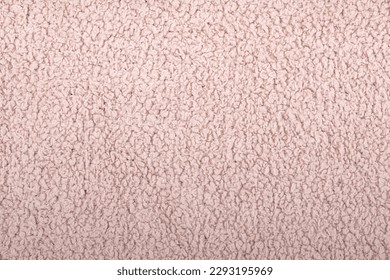 Brown sherpa seamless pattern with fur texture. Sheepskin image background. Cozy warm plaid. Fleece, velvet or flannel blanket. Faux animal wool swatch. Digital illustration