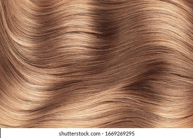 Brown Shiny Hair Abstract Background Texture