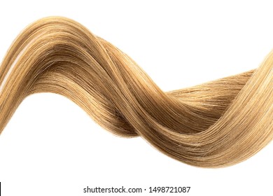 Brown Shiny Hair Wave Isolated Over Stock Photo 1498721087 | Shutterstock