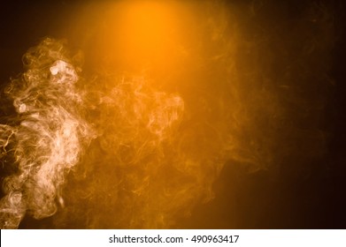 Brown Smoke Abstract Background.