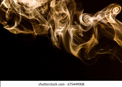 Brown Smoke Abstract Background.