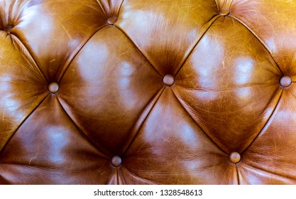 Brown Sopa Leather Background Image