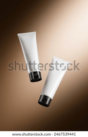 Similar – Image, Stock Photo Cosmetic smears displayed on a soft blue background