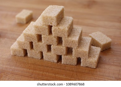 brown sugar cube pyramid