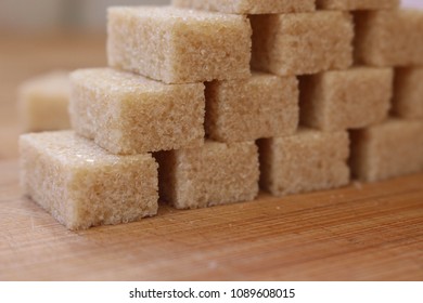 brown sugar cube pyramid