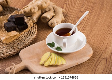 Brown Sugar Ginger Tea Food Photography