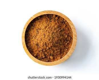 Brown Sugar Isolated On White Background