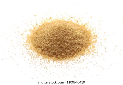 Brown Sugar Pile Isolated On White Stock Photo 1100640419 | Shutterstock