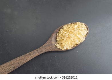 Brown Sugar With Spoon