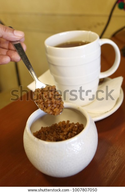 Brown Sugar Spoon Cup Stock Photo (Edit Now) 1007807050