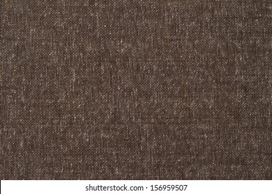 Brown Tweed Fabric Background, Closeup Horizontal Or Vertical