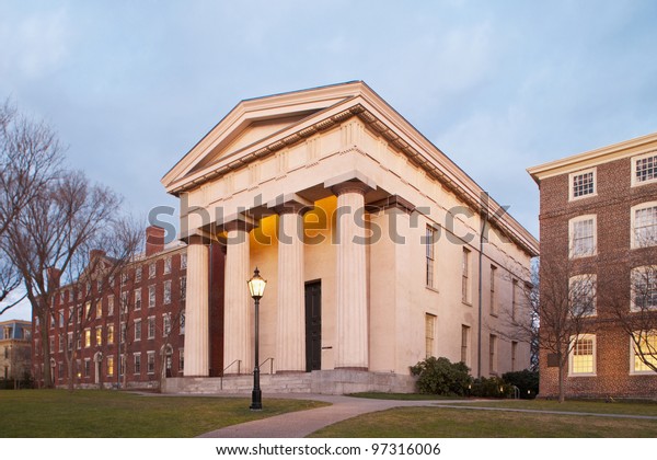 Brown University Ivy League College Campus located\
in Providence, Rhode\
Island