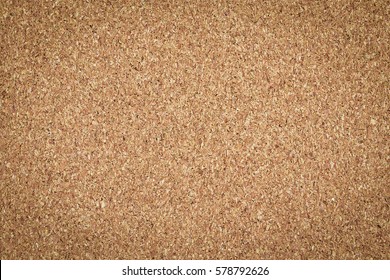 Brown Vintage Cork Board Texture Background. Empty Bulletin Board