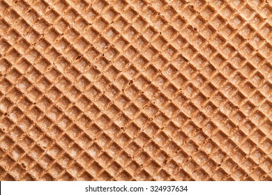 Brown Waffle Texture Pattern