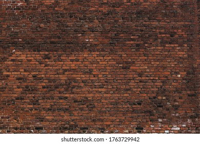 Brown wall of old brick - Shutterstock ID 1763729942