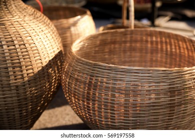 Wicker Threshing Basket Thailand Stock Photo (Edit Now) 785338420