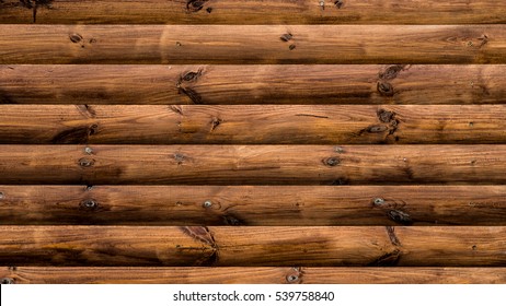 Brown wood log wall surface background image - Shutterstock ID 539758840