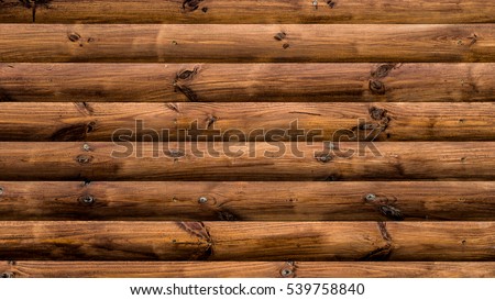 Brown wood log wall surface background image