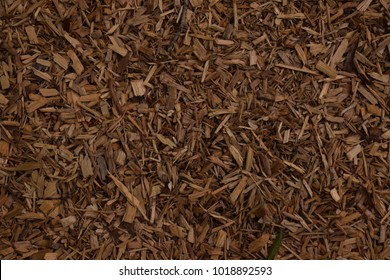 Brown Wood Mulch Background