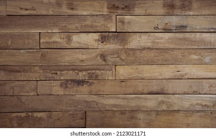 Brown Wood Texture Background Of Tabletop Seamless. Wooden Plank Old Of Table Top View And Board Nature Pattern Are Surface Grain Hardwood Floor Rustic Dark. Design Decorative Laminate Wall Summer.