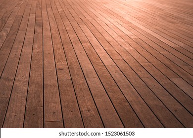 Brown Wooden Floor, Low Angle