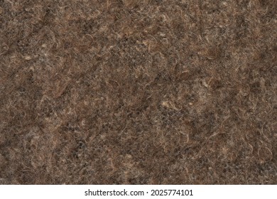 Brown Wool Shawl Texture. Factory Material Wool Background