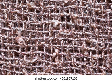 Brown woven fabric texture