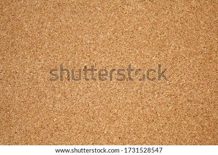 Brown / yellow color of cork board. Textured wooden background. Cork board with copy space. Notice board or bulletin board image.  Foto d'archivio © 