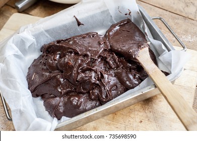 Brownie Baking Mix With Wooden Spoon