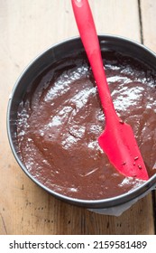 Brownie Batter In The Form, Oven Ready 