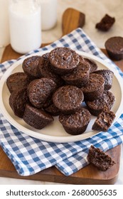 Brownie Bites are a bite size version of the traditional,