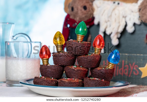 Brownies Christmas Decorations Stock Photo Edit Now 1252740280