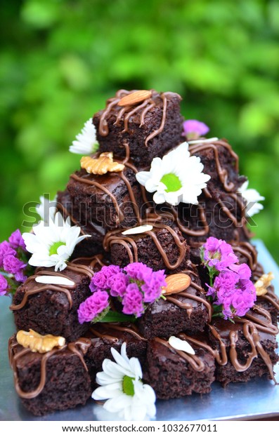 Brownies tower decoration