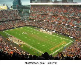 Browns Versus Steelers At Browns Stadium In Cleveland