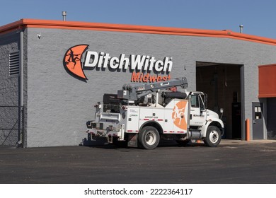 Brownsburg - Circa November 2022: Ditch Witch Underground Utility Construction Equipment Location. Ditch Witch Is Part Of The Toro Company.