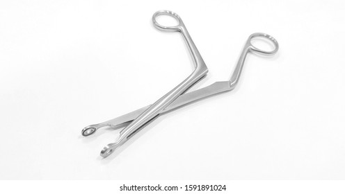 Bruening Septum Forceps. Surgical Instrument.