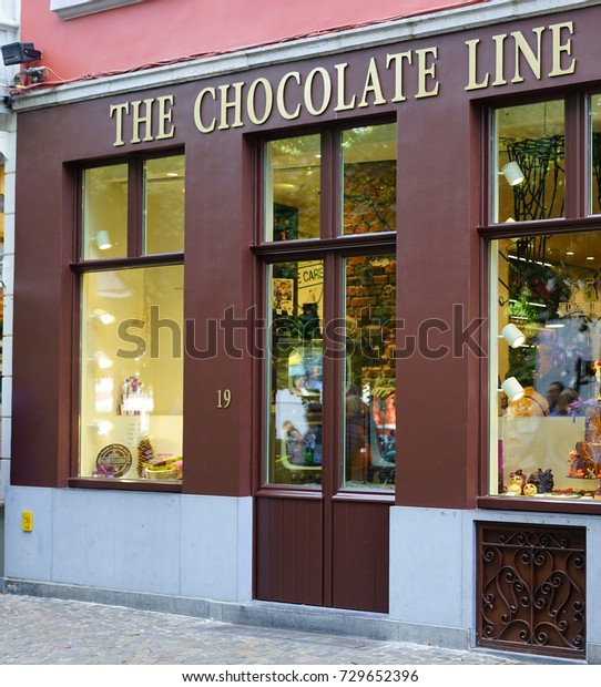 Bruges Belgium Sep 2017 View Chocolate Stock Photo Edit Now 729652396