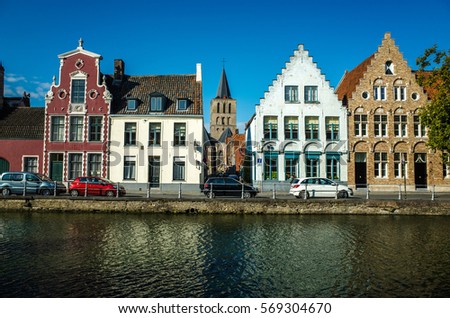 Bruges historic city center, Belgium