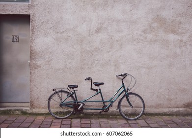 old tandem bike